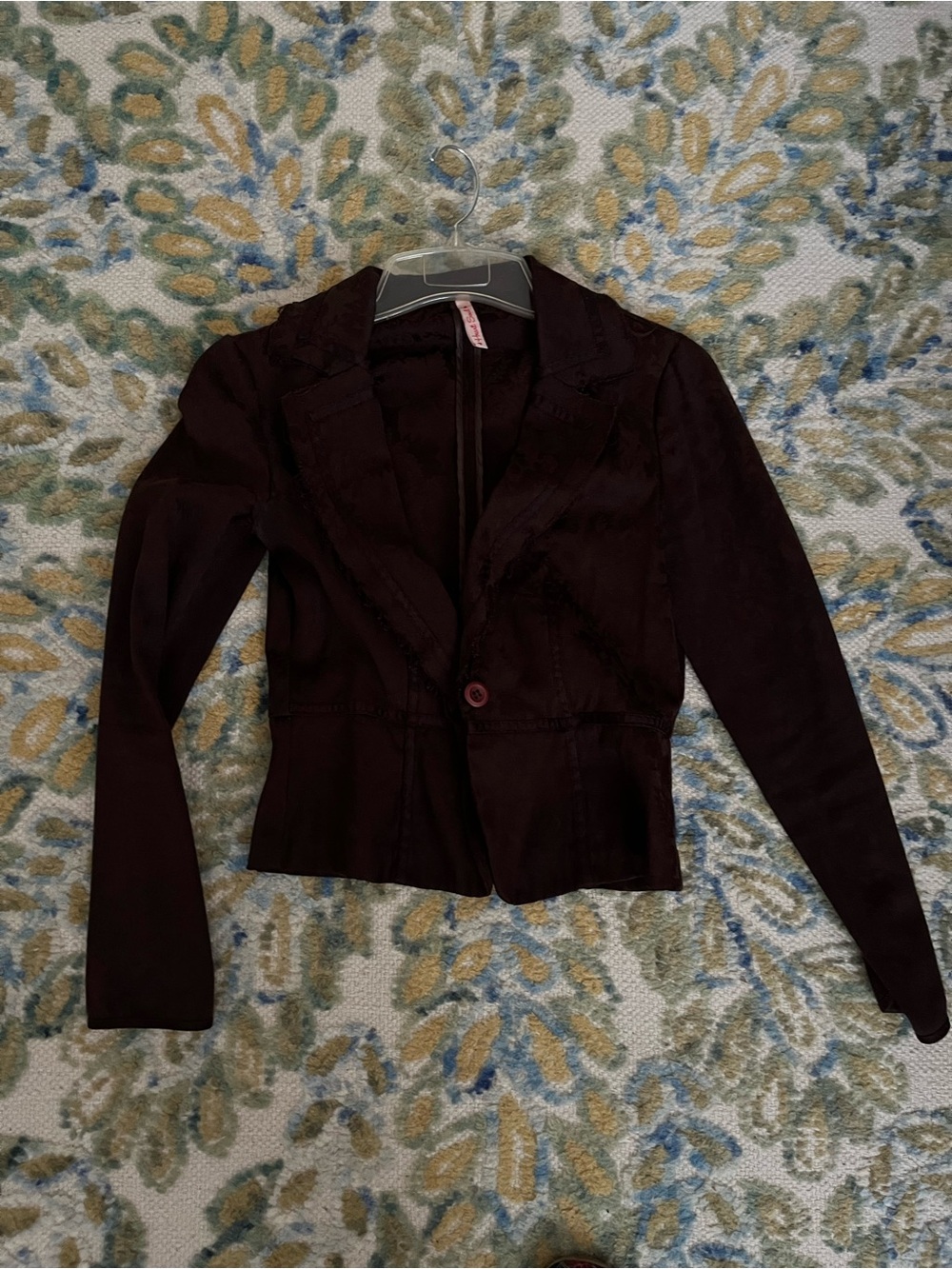 Women's Dark Brown Tailored Blazer Jacket